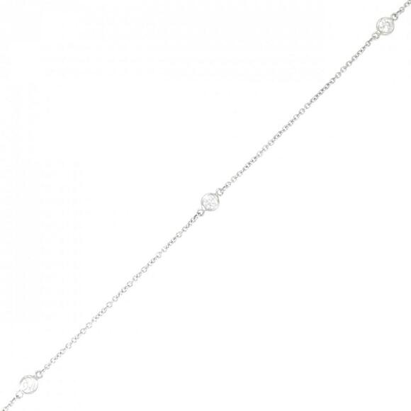 TIFFANY & CO. Platinum Charm Bracelet - Picture 1 of 4